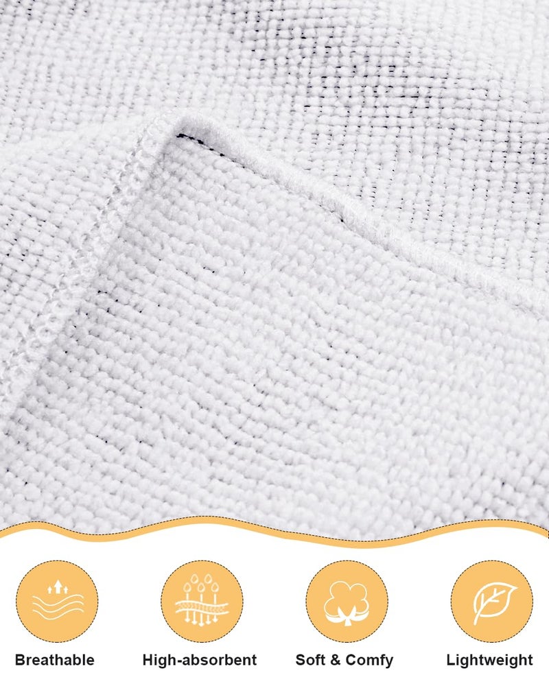 goodmansam Women's Shower Wrap Robes Spa Body Wrap Bathrobe Ultra Absorbent Cover up Towels, White - Image 4